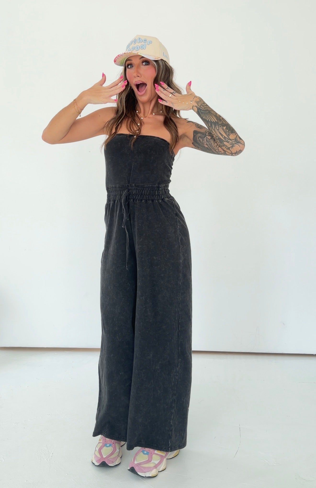 Steph's Strapless Jumpsuit