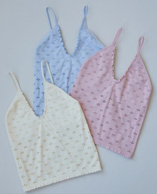 Seamless eyelet tank