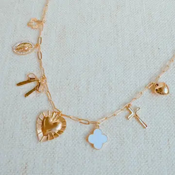 Big Heart Charm Necklace