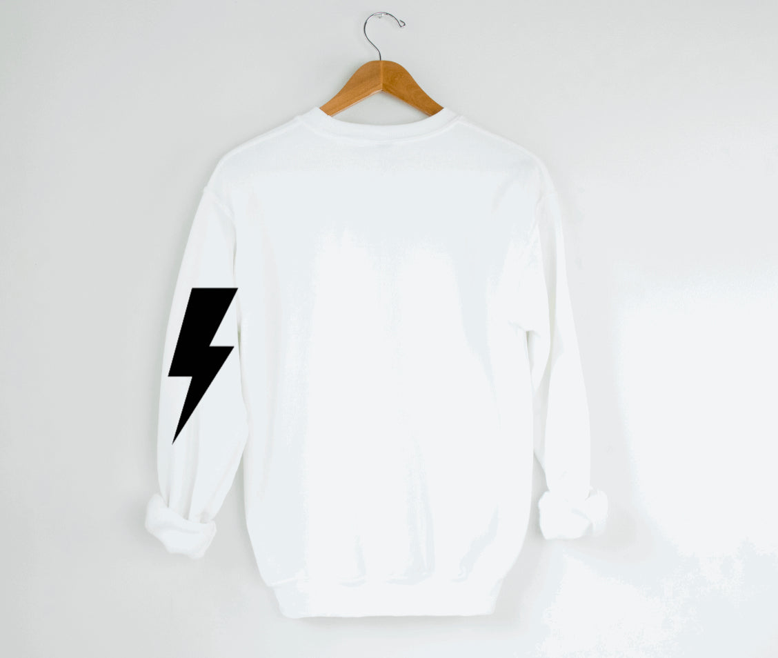 Retro Smiley and lightning bolt crew