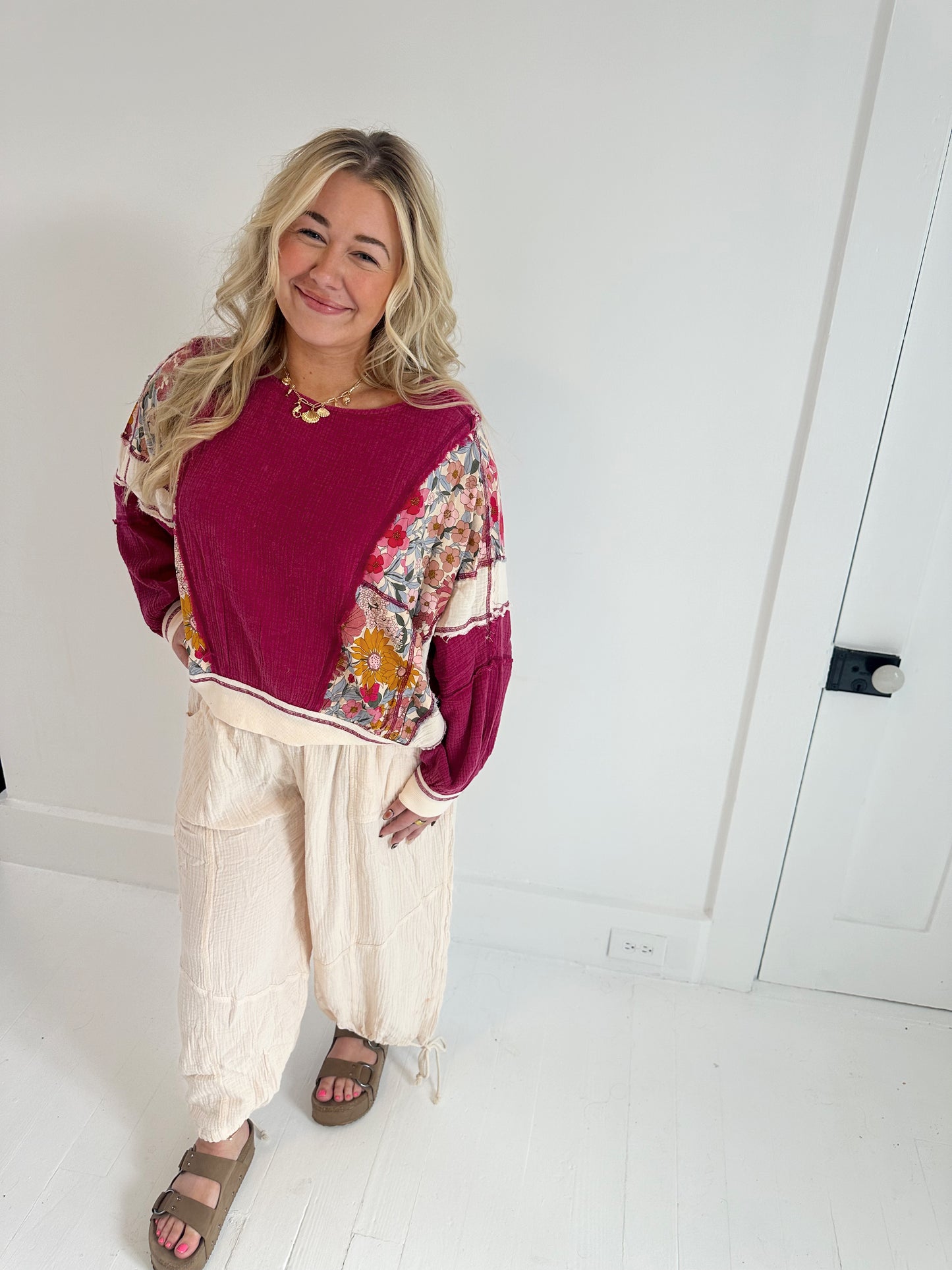 Hannah's gauze blouse