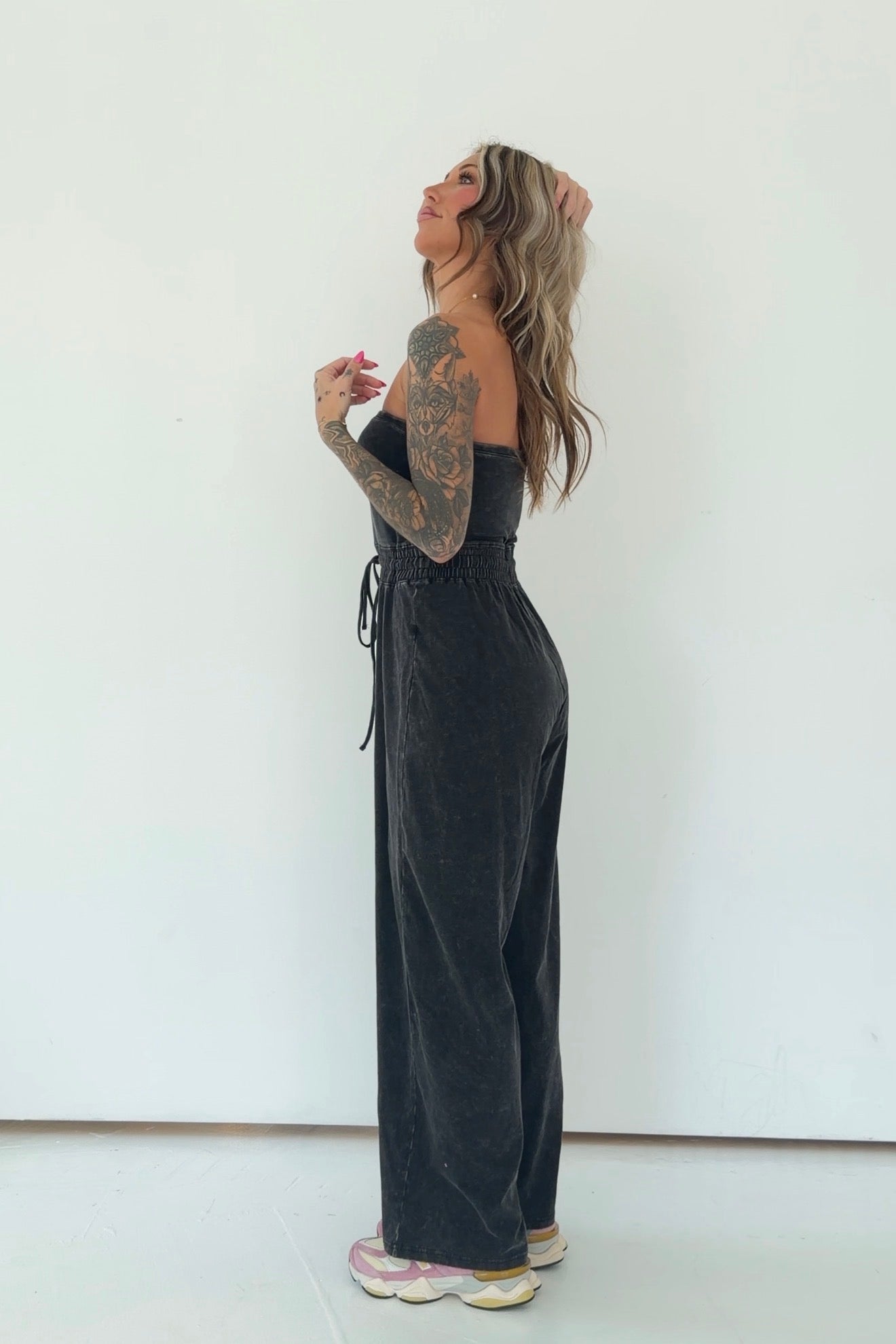 Steph's Strapless Jumpsuit