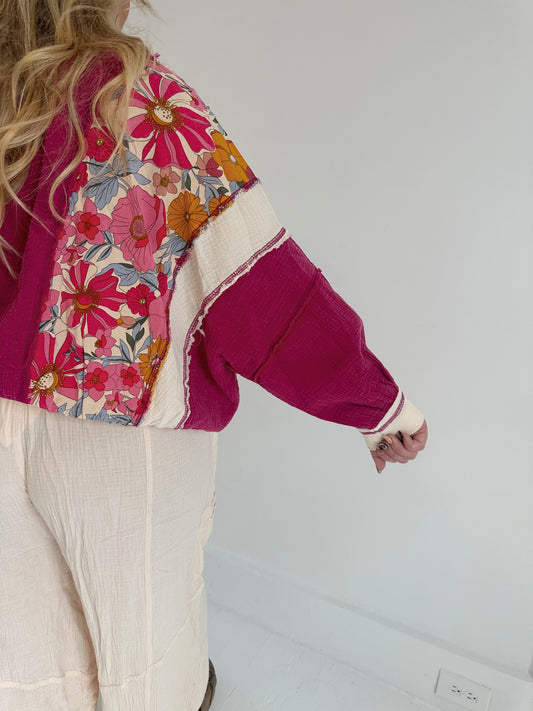 Hannah's gauze blouse