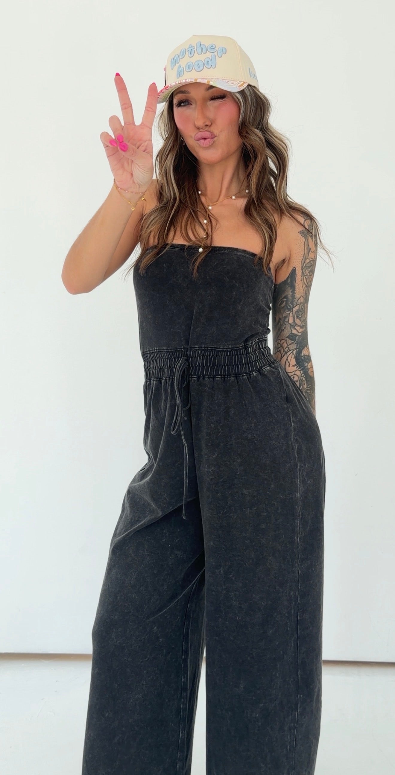 Steph's Strapless Jumpsuit