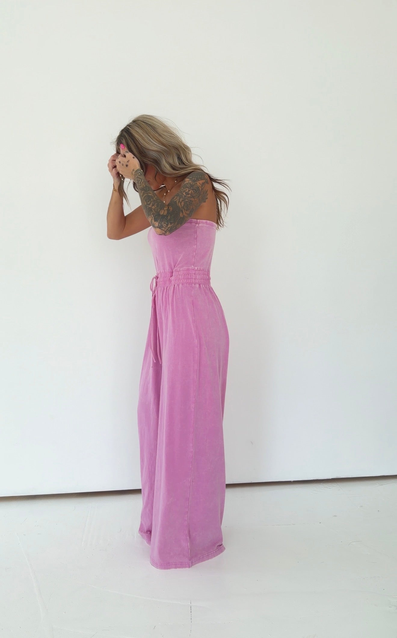 Steph's Strapless Jumpsuit