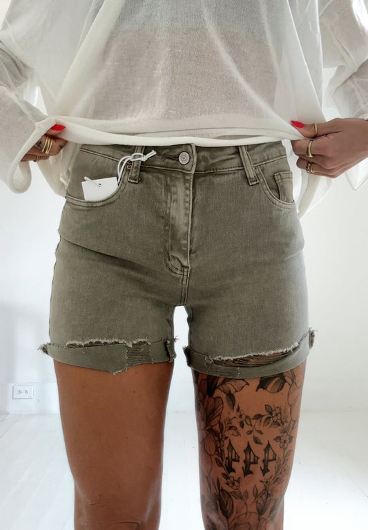 Olives Denim Short