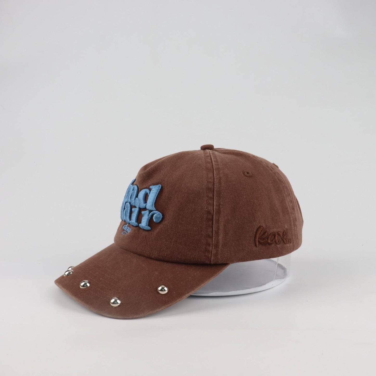 BAD HAIR DAY STUDDED BASEBALL CAP