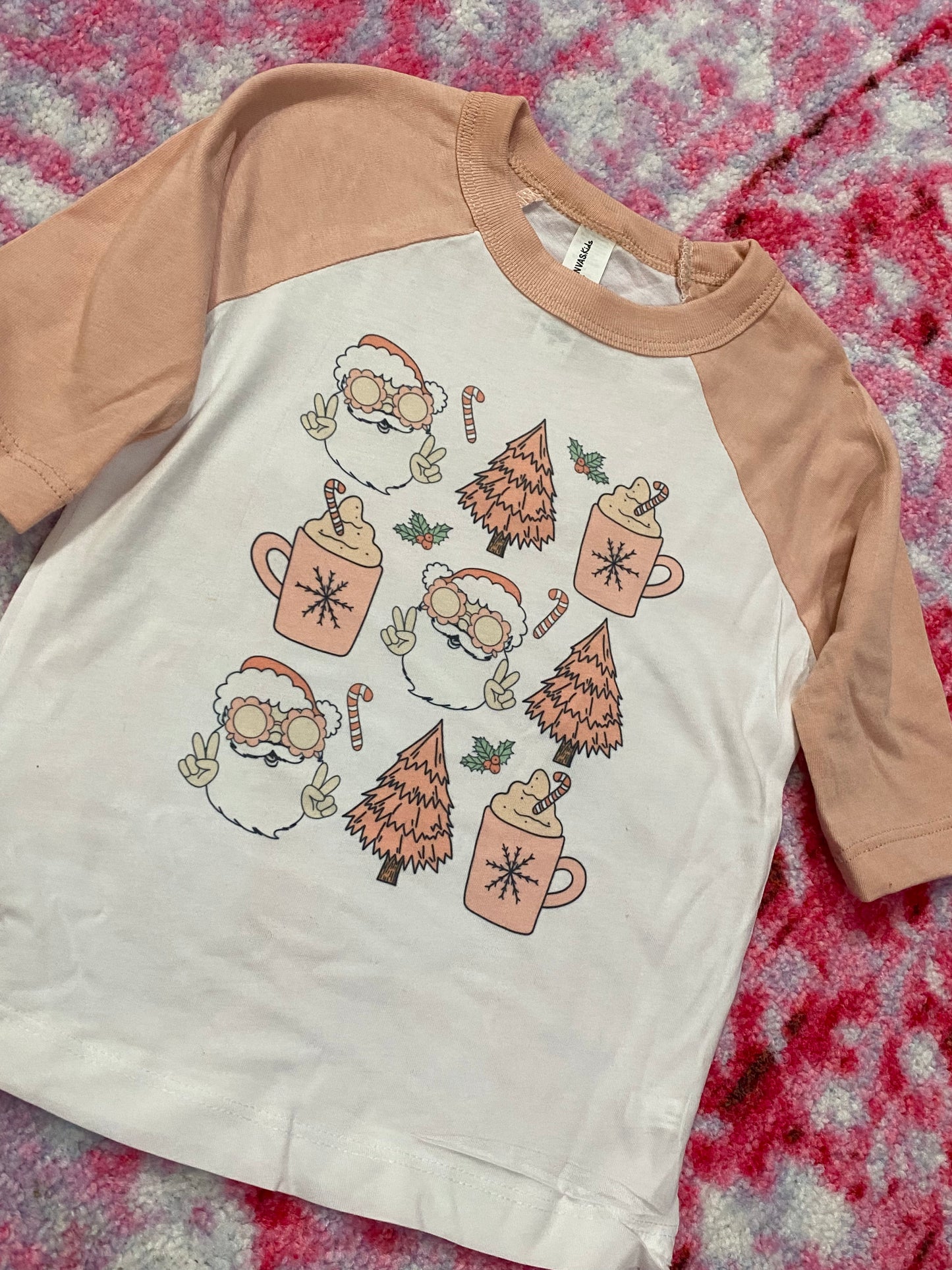 Toddler Santa Raglan