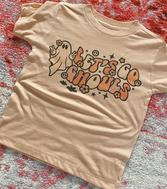 Lets Go Ghouls children tee